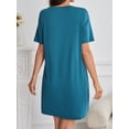 thumbnail image 2 of Women's Letter & Leopard Print Nightgown, 2 of 4