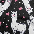 thumbnail image 1 of oneOone Rayon Black Fabric Sheep Nursery Decor Sewing Fabric By The Yard Printed Diy Clothing Sewing Supplies 56 Inch Wide, 1 of 8