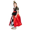 thumbnail image 4 of Dress-Up-America Queen of Hearts Costume for Girls - Red Queen Costume for Kids, 4 of 4