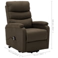 thumbnail image 7 of vidaXL Recliner Electric Power Lift Recliner Chair for Home Theater Fabric, 7 of 7