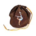 thumbnail image 4 of Bolsa de almacenamiento para pelota de gimnasia rítmica, funda protectora para ejercicios Marrón, 4 of 9
