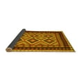 thumbnail image 2 of Ahgly Company Indoor Square Oriental Yellow Traditional Area Rugs, 6' Square, 2 of 4
