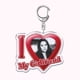 thumbnail image 3 of LLavero de la cantante Lana Del Rey I Love My Girlfriend para mujer, accesorios, llavero, anillo, joyería personalizada, regalos para fanáticos, 3 of 4