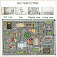 thumbnail image 4 of DEBGFS 1pc 800g/m² Car Game Mat - 0.24inch Thick Non-Slip Road Rug  Suitable for Youngsters Bedroom/Gaming Room City Map Design  Machine Washable  Educational Traffic Learning for Ages, 4 of 6