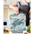 thumbnail image 2 of Teal Turtle Coastal Stand Mixer Dust Cover with Storage Pocket & Handles,Summer Beach Starfish Nautical Sea Fits All Tilt Head & Bowl Lift Kitchen Appliance Cover Organizer Bag Accessories,6-8 Quart, 2 of 6