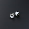Earbuds Ear Buds Piercing Tunnel Ear Piercing Plugs Stone Ear Gauges