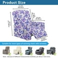 thumbnail image 7 of Xoenoiee Butterfly Pattern Recliner Chair Covers 4-Pieces Stretch Recliner Cover Lazyboy Chair Cover Non Slip Reclining Sofa Slipcovers with Storage Pockets Furniture Protector for Living Room, 7 of 7