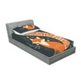 thumbnail image 2 of Ambesonne Saying Fitted Sheet & Pillow Sham Set, Cartoon Fox Funny Animal, Twinxl, Multicolor, 2 of 2