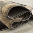 thumbnail image 2 of Allstar Charcoal Woven Hand Carved Evolution Swirl Design Area Rug (7' 9" x 10' 5"), 2 of 4