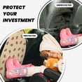 thumbnail image 4 of Kdxio Strawberries Print 2 Pack Car Kick Mat Seat Cover Back Protector Mat with Pockets for Organizer Backseat Protector and Storage Anti Kick Pad for Vehicles, 4 of 9