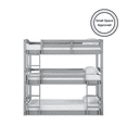 thumbnail image 5 of Better Homes & Gardens Tristan Triple Twin Convertible Floor Bunk Bed, Gray, 5 of 12