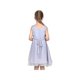 thumbnail image 5 of Vestido de Niña Gris con Volantes, Halter, de Fiesta, de Capas, de Gasa, Vestido Veraniego sin Mangas, 10 Años, 5 of 6
