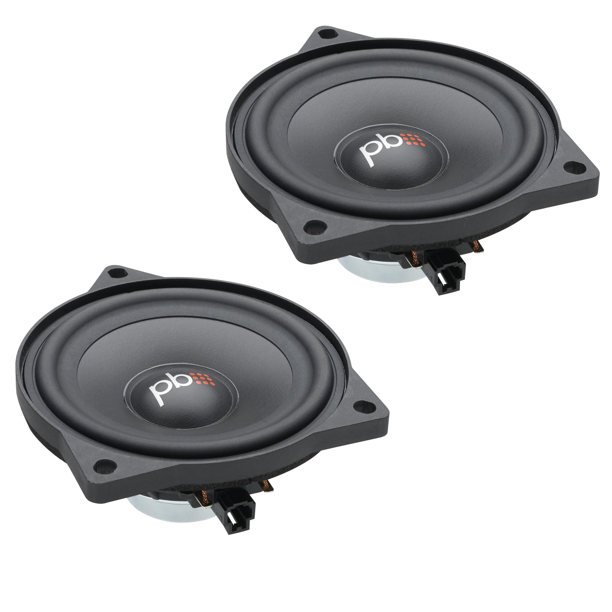 Powerbass Speaker Upgrade Kit Compatible with 2020 - 2025 Tesla Model Y with no Center Channel – Front & Rear Door Component Speakers – Direct Fit OEM Replacement Audio System