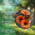 thumbnail image 5 of Vibrant Metal Hanging Wind Spinners with Abstract Circular Patterns - Stunning Yard and Garden Decor for a Whimsical, 5 of 6