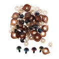 thumbnail image 1 of 100 Uds ojos de muñeca de seguridad de plástico para DIY oso de peluche arande de juguete 14mm artesanía de costura Zulema Ojos de seguridad, 1 of 8