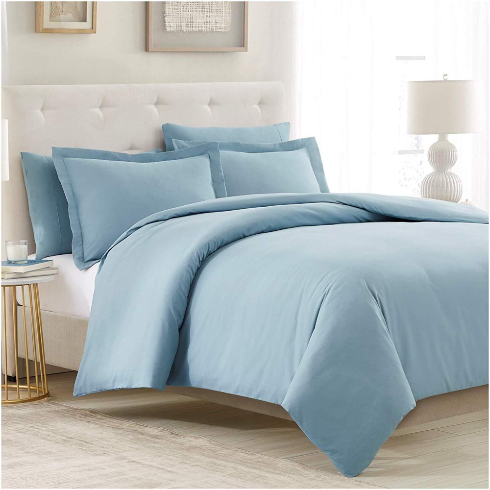 Mellanni Duvet Cover Set Queen 5Pcs Soft Double Brushed Microfiber