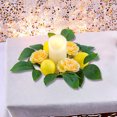 thumbnail image 5 of Guirnalda De Limones Artificiales, Guirnalda De Velas, Decoraci N De Mesa, 1,8 M De Largo Dise O Duradero, Estilo Festivo, Para Fiestas, Decoraci N Del Hogar, Decoraci N De Eventos, 5 of 5