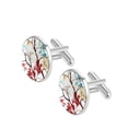 thumbnail image 2 of Tree Formal Attire Essential: Stainless Steel Men's Cufflinks Set for Suits and Dress Shirts, 2 of 6