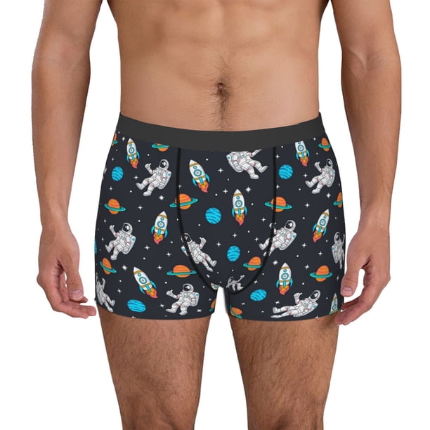 Fotbe Space Calzoncillos Tipo Boxer con Bolsa de Soporte Total para Hombre, X-Temp Fresco, Transpirable y de Secado Rápido-Small