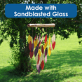 thumbnail image 3 of Blue Handworks Glass Wind Chime Fiesta Waterfall Wind Chimes Garden Decor, 3 of 8
