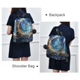 thumbnail image 4 of FORMRS Women's Travel Backpack Purse Anti-Theft Hidden Pockets Casual Shoulder Bag, Crystal Moon, 4 of 7