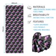 thumbnail image 2 of Black Cartoon Unicorn Rainbow Pattern Hot Yoga Mat Towel Non Slip for Hot Yoga - Quick-Drying Yoga Mat Cover with 4 Corner Pockets with Travel Bag - Hot Yoga Towel Non Slip 74"x26", 2 of 6
