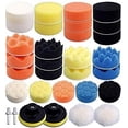 thumbnail image 1 of Juego de 31 almohadillas de esponja para pulir y almohadillas de pulido de 3 pulgadas, kit de almohadillas para pulir el coche, almohadillas de espuma para pulir el coche, accesorio pulidor, 1 of 5