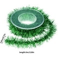 thumbnail image 3 of Rollos de Cinta de Oropel de Navidad Guirnalda de Alambre Metálico Guirnalda de Alambre de Oropel Cinta de Oropel Metálica de Navidad Cinta de Oropel con Purpurina para Decoraciones de Fiesta de, 3 of 8