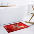 thumbnail image 3 of 60cmx40cm，Christmas Floor Mat,Christmas Decoration Rug,Bath Mat Santa Claus Rug,Christmas Pattern Non-Slip Door Mat,Christmas Print Non-Slip Floor Covering,, 3 of 5