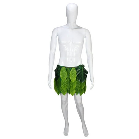 Moana Maui Tattoo Leaf Hula Skirt Halloween Adult Mens Cosplay Costume Size Samll HC-146S