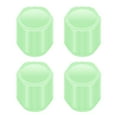 thumbnail image 1 of Tapa del vástago de la válvula de la rueda, 4 piezas Tapa fluorescente del vástago de la válvula de la rueda Tapa del vástago de la válvula del neumático Construida para el futuro, 1 of 8