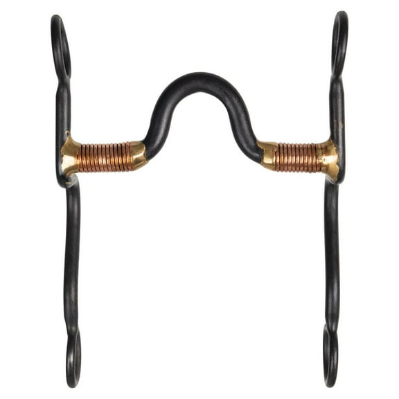 Schneiders Black Steel Tire Tool Shank High Port Horse Bit with Copper | 5" x 2" x 7.5"