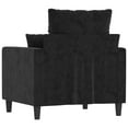thumbnail image 5 of vidaXL Sofa Chair Upholstered Single Sofa Armchair for Living Room Velvet, 5 of 7