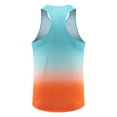 thumbnail image 6 of Womens Racerback Tank Tops Sleeveless Summer Athletic Tank Tops Crewneck T-Shirt Yoga Running Shirts for Women Plus Size Racerback Breathable Tee (Light Blue,S), 6 of 6
