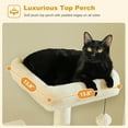 thumbnail image 5 of PEQULTI 62" Multi-Level Cat Tree with Condo & 4 Scratching Posts Large Scratcher for Indoor Cat Beige, 5 of 10
