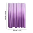 thumbnail image 3 of Waterproof Gradient Shower Curtain 180x180 cm, EVA Fabric, Multicolor, Washable, Rust-Resistant Metal Rings, Decorative Bathroom Curtain with Weighted Hem, 3 of 6
