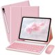 thumbnail image 1 of wonim11 Keyboard Case for Samsung Galaxy Tab S10 Lite & S10 FE & S9 FE 10.9 inch/Tab S9 / S8 11 inch - 7 Colors Backlit Keyboard Cover and Mouse (Pink), 1 of 1