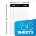 thumbnail image 2 of Docket Ruled Perforated Pads, Narrow Rule, 50 White 5 X 8 Sheets, 12/pack | Bundle of 10 Packs, 2 of 7