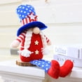 thumbnail image 5 of ZPAQI Independence Day Gnome Stripes Stars Patriotic Veterans Day Nisse Tomte American President Election Decor 4th of July, 5 of 18
