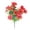 B, variant on Fareti Realistic Faux Pansy Flower Stem with Eucalyptus Leaves, Lifelike Decorative Plant for Home Office Wedding Display, 13.8x5.9 Inch