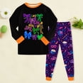 thumbnail image 2 of Baby Boys' Long Sleeve Top and Pants Snug Fit Cotton Pajama Sets 6-12 Months 12-24 Months 2t 3t 4t 5t 6t 7t 8t 9t Children(Orange,8-9 Years), 2 of 5