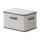 thumbnail image 2 of Bolsa de almacenamiento para edredón (1 unidad), organizador de armario, caja de almacenamiento portátil de tela de algodón para mudanzas y organización de dormitorios., 2 of 8