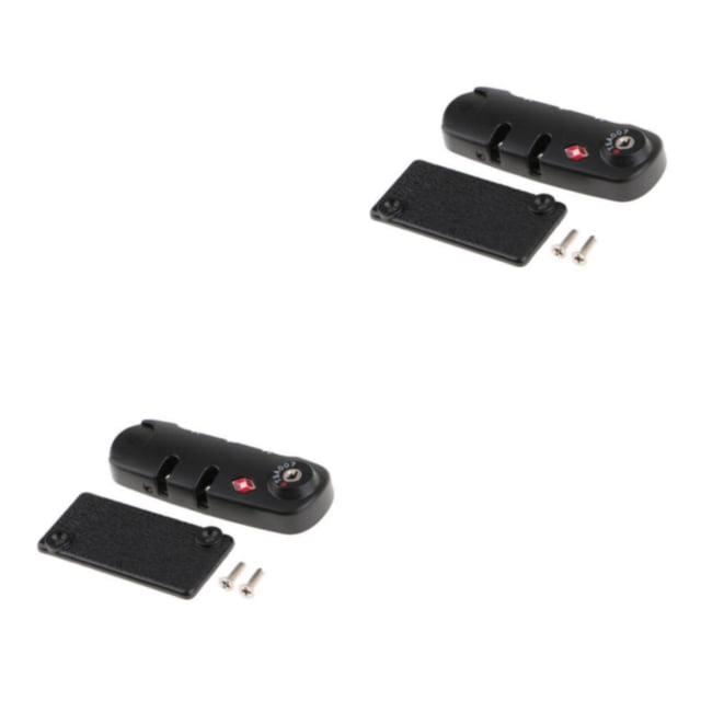 Cateissary Candado de combinación de equipaje resistente Candado de código aprobado por la TSA para maleta Tipo 1 2Conjunto