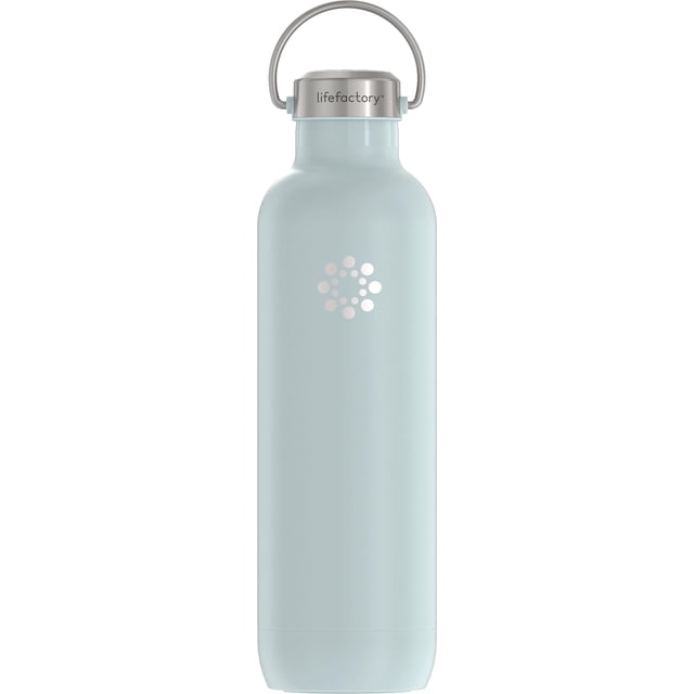 Botella Deportiva Lifefactory De Acero Inoxidable Con Aislamiento Al Vacío De 32 Onzas, Color Menta