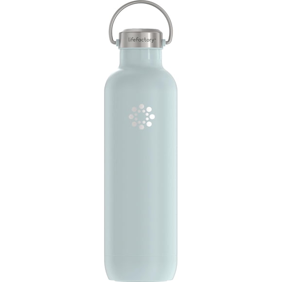 Botella Deportiva Lifefactory De Acero Inoxidable Con Aislamiento Al Vacío De 32 Onzas, Color Menta