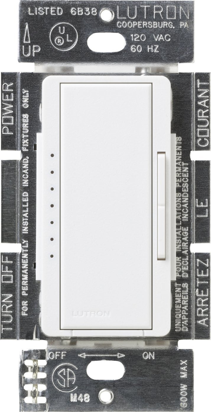 Lutron Maestro C.L Dimmer Switch for Dimmable LED, Halogen & Incandescent Bulbs,... by
