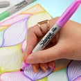 thumbnail image 2 of Sharpie Glam Pop Permanent Markers, Fine Point, Assorted Colours, 24 Count, 2 of 3