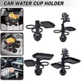 thumbnail image 4 of Soumake Car Cup Holder Expander Tray 360-Degree Rotation Anti-Shake Universal Easy to Install Car Food Tray Mobile Phone Holder, 4 of 8