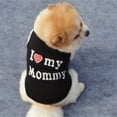 thumbnail image 2 of Pet Dog Vest Family Suit,I Love Mommy/Daddy Cotton T-shirt Summer Clothing, 2 of 3