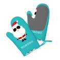 thumbnail image 5 of Hirioo Cute Santa Claus for Silicone Oven Mitts for BBQ, Baking, Cooking, Set of 2, Heat Resistant 260℃, Non-Slip Kitchen Essentials, 5 of 6